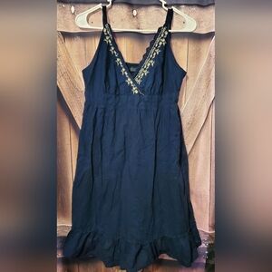 Faded Glory Navy Blue Mini Dress, Womens Size 12